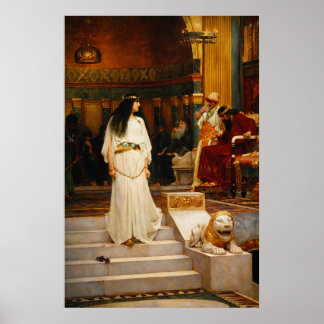 Marianne verlässt den Gerichtsthron von Herodes Poster