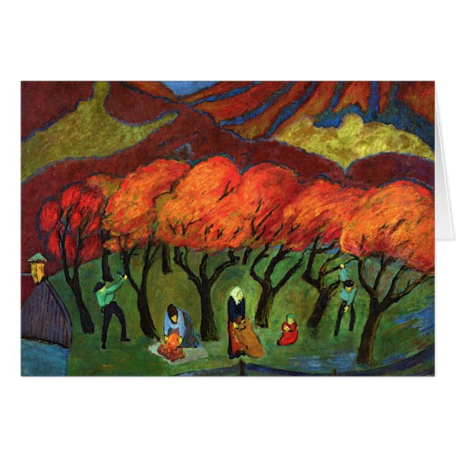 Marianne von Werefkin - Fruchternte im Berg (Vorderseite (Horizontal))