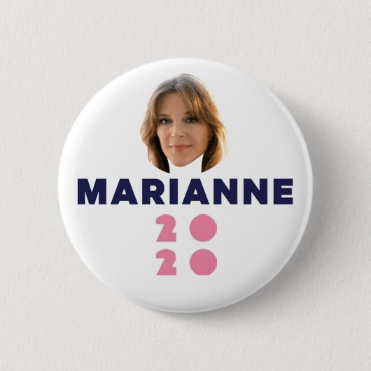 Marianne Williamson 2020 Button (Vorderseite)