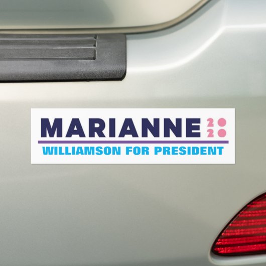 Marianne Williamson für Präsident 2020 Autoaufkleber (Auf Auto)