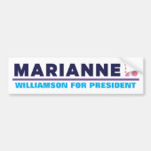 Marianne Williamson für Präsident 2020 Autoaufkleber (Vorne)