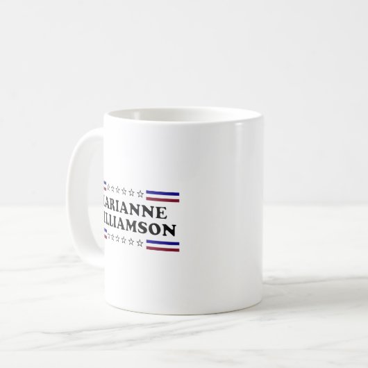 Marianne Williamson Wahl 2024 Kaffeetasse (Vorderseite Links)