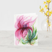 Marias Blume Karte (Gelbe Blume)