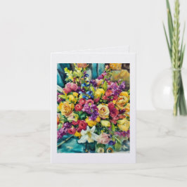 Marias Blumen .... Karte  