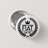 Marias Fiat mit katholischer Taste Button (Vorne & Hinten)