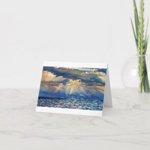 Marias Foto von Sonnenstrahlen durch Wolken Karte