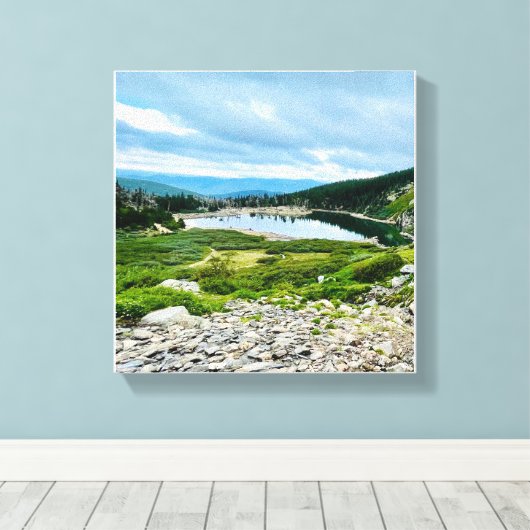 Marias Glacier CO Leinwanddruck (Insitu (Holzboden))