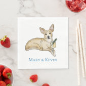 Marias Hund Napkins chiwawa Serviette (Beispiel)