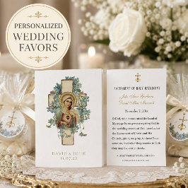 Marias katholische Hochzeitskarte unakulieren