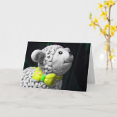 Marias Lamm Karte (Gelbe Blume)