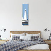 Marias Leuchtturm an der Küste Vertikale Leinwand (Insitu (Schlafzimmer))