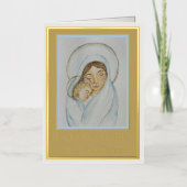 Marias Mantle Foil Weihnachtskarte (Vorderseite)