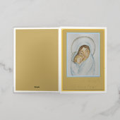 Marias Mantle Foil Weihnachtskarte (Äußere Ablage)