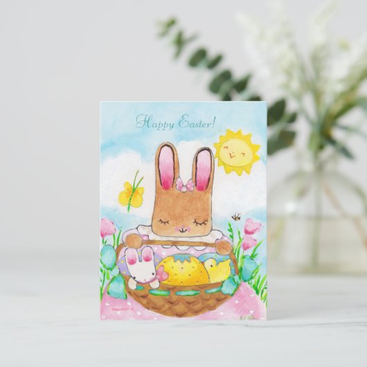 Marias Osterkarte Feiertagspostkarte (Stehend Vorderseite)