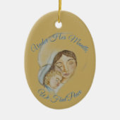 Marias Weihnachten Keramik Ornament (Vorne)