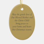 Marias Weihnachten Keramik Ornament (Hinten)