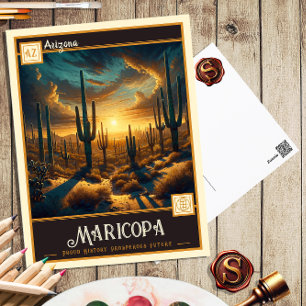 Maricopa, Arizona Historische Postkarte