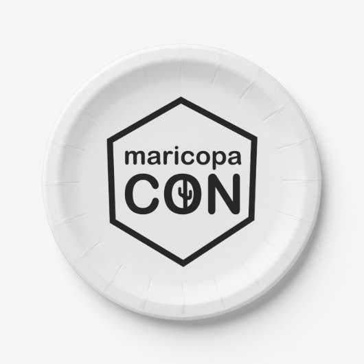 MaricopaCon-Logo-Teller Pappteller (Vorderseite)