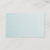 MarieアントワネットLe Brun Blueのダマスク織の名刺 Visitenkarte (Rückseite)