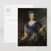 Marie-Anne de Bourbon Prinzessin von Conti Postkarte (Vorne/Hinten)
