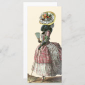 Marie Antionette Black Poodle Kostüm aus dem 18. J (Vorne/Hinten)