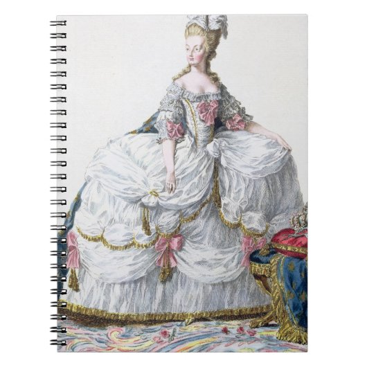Marie Antoinette (1752-93) von 'Receuil DES Estam Notizblock (Vorderseite)