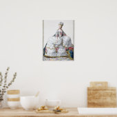 Marie Antoinette (1752-93) von "Receuil des Estam Poster (Küche)