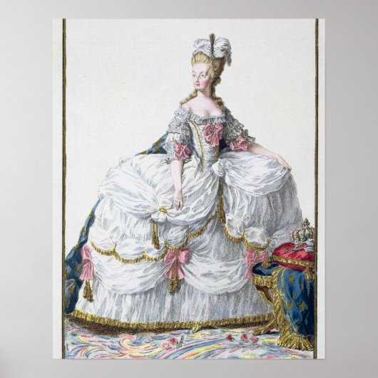 Marie Antoinette (1752-93) von "Receuil des Estam Poster (Vorne)