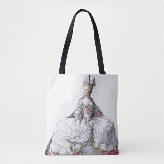 Marie Antoinette (1752-93) von 'Receuil DES Estam Tasche (Vorderseite)