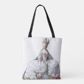 Marie Antoinette (1752-93) von 'Receuil DES Estam Tasche (Rückseite)