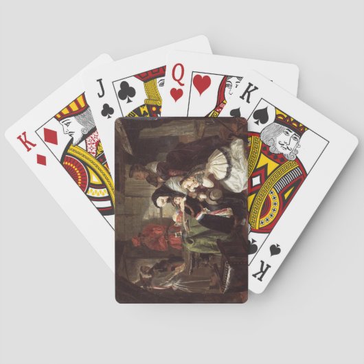 Marie-Antoinette (1753-93) Schluss adieu in das DA Spielkarten (Rückseite)