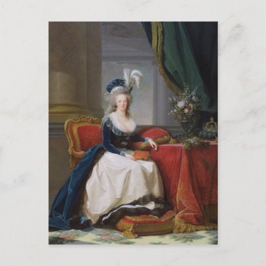 Marie-Antoinette 1788 Postkarte (Vorderseite)
