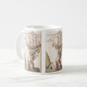 MARIE ANTOINETTE AN DER FRISUR SCHIFF KAFFEETASSE (Vorderseite Links)