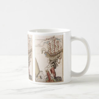 MARIE ANTOINETTE AN DER FRISUR SCHIFF KAFFEETASSE
