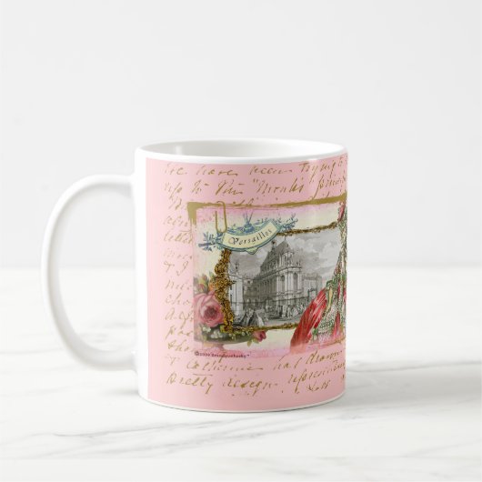 Marie Antoinette an Versailles-Tasse Kaffeetasse (Links)