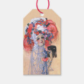 Marie Antoinette Art Deco Art Maskenbildnerin Geschenkanhänger (Vorderseite)