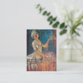 Marie Antoinette Balcony Malerei Visitenkarte (Stehend Vorderseite)