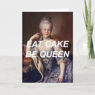 Marie Antoinette Birthday Card Karte