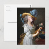 Marie Antoinette Blasble Bubble gum Postkarte (Vorne/Hinten)