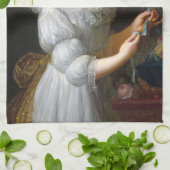 Marie Antoinette bläst ein rosa Kaugummi Geschirrtuch (Gefaltet)