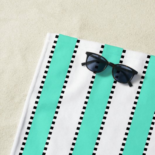 Marie Antoinette Blue Stripe Badtuch Strandtuch (Beispiel)