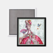 Marie Antoinette & Bluebird Magnet (Vorderseite/Rückseite)