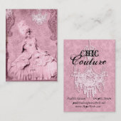 Marie Antoinette Chic-Couture-Geschäfts-Karten Visitenkarte (Vorne/Hinten)