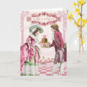 Marie Antoinette Chocolate Karte (Gelbe Blume)