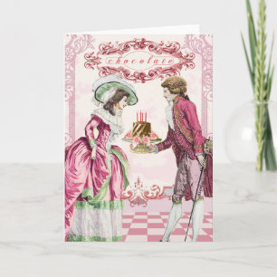 Marie Antoinette Chocolate Karte