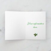 Marie Antoinette Christmas Ball Feiertagskarte (Innenseite)