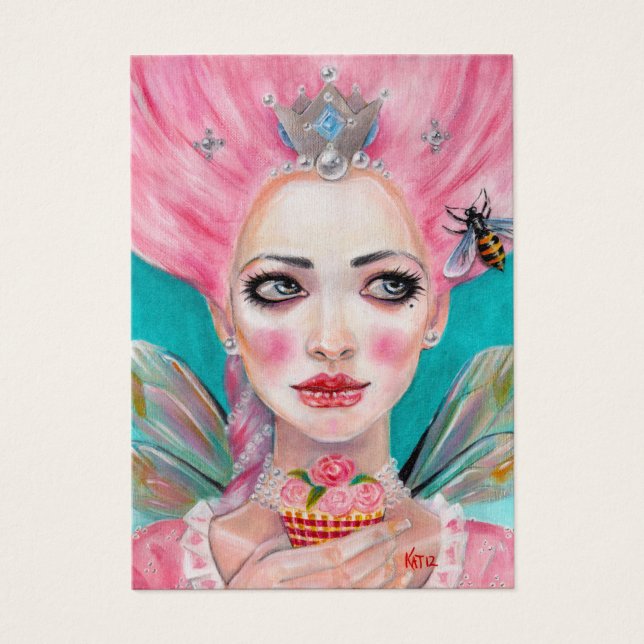 Marie Antoinette Cupcake Fee - Queen Bee (Vorderseite)