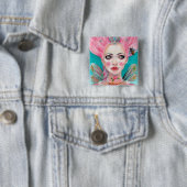 Marie Antoinette Cupcake Fee - Queen Bee Button (Beispiel)