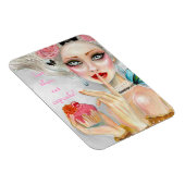 Marie Antoinette Cupcake Queen Magnet (Rechte Seite)
