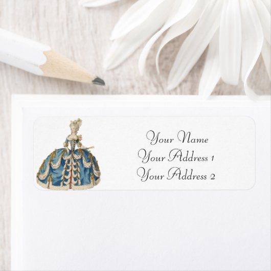 Marie Antoinette Custom Address Labels (Insitu)